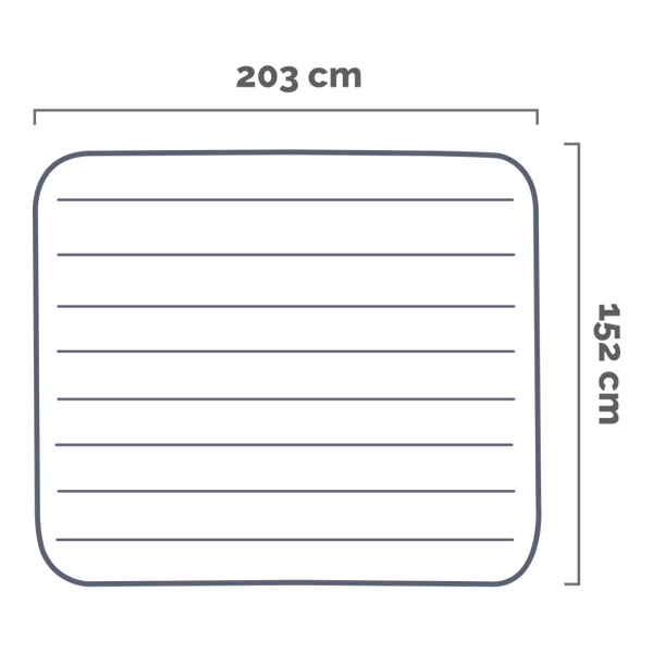 Saltea Intex Prestige Downy Qyeen Dura-Beam 152x203x25cm