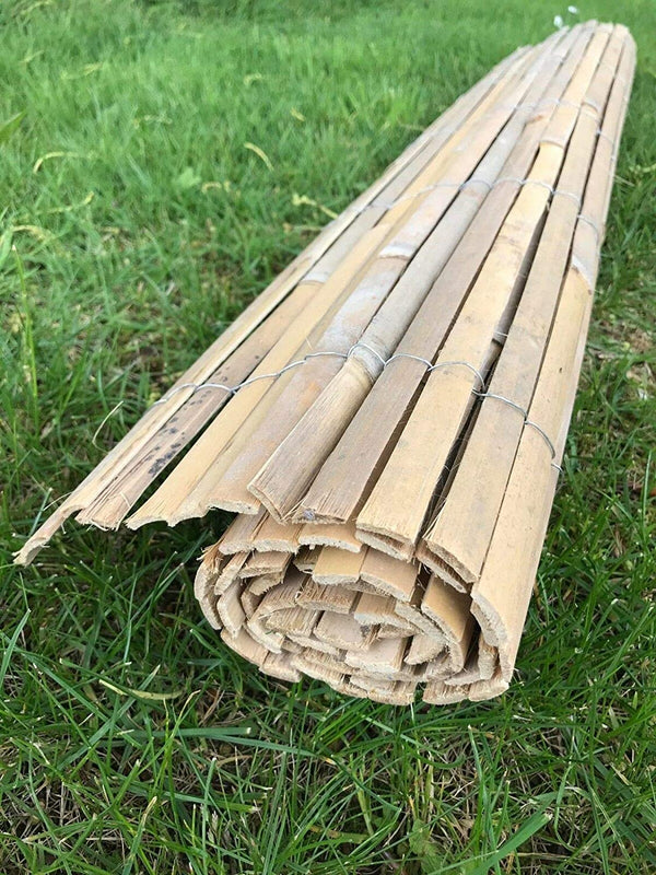 Panou de gard/paravan din bambus Sersimo, 150x300cm, 12mm