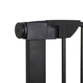Poarta de siguranta Safety Gate pentru scari, ajustabila 110-117 cm, din otel, neagra