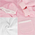 Patura tip hanorac, cu maneci, gluga si buzunare, material plus, marime universala, roz