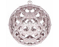 Set globuri de Craciun, 100 bucati, 3-6cm, roz