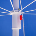 Umbrela de plaja pliabila, Sersimo BU003, 240cm, albastru