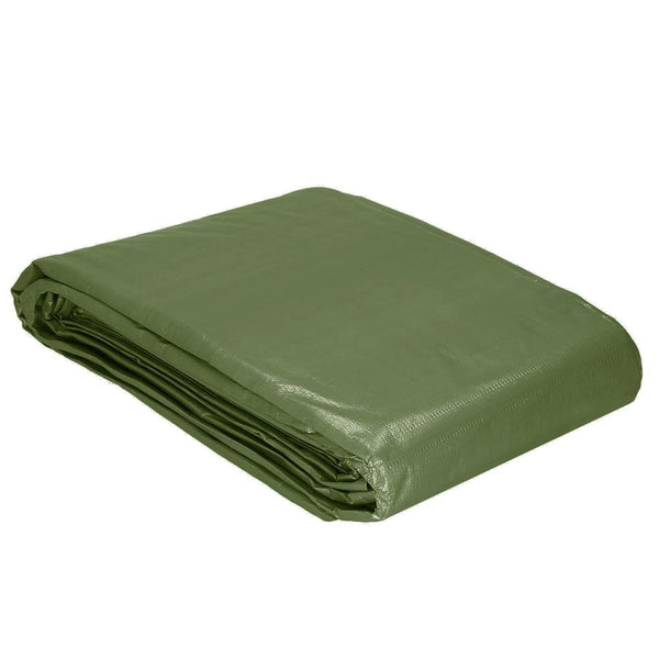 Prelata din polietilena impermeabila laminata, 120g/m2, 2x4m, verde