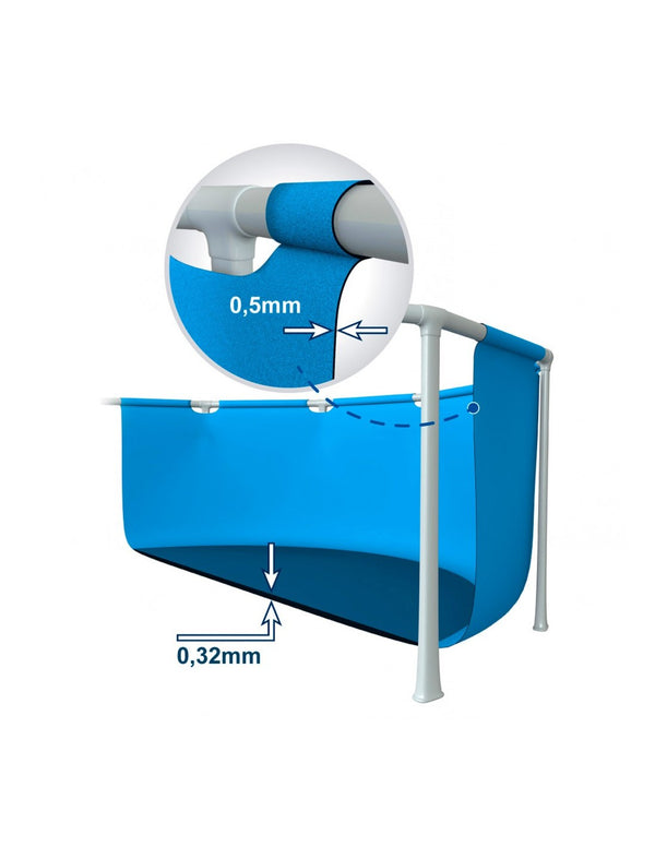 Piscina cadru metalic Intex, 366×76 cm, 6.500 litri, cu pompa de filtrare