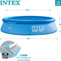 Piscina gonflabila Intex, 306x76 cm, 3.900 litri, Easy Set 28120NP