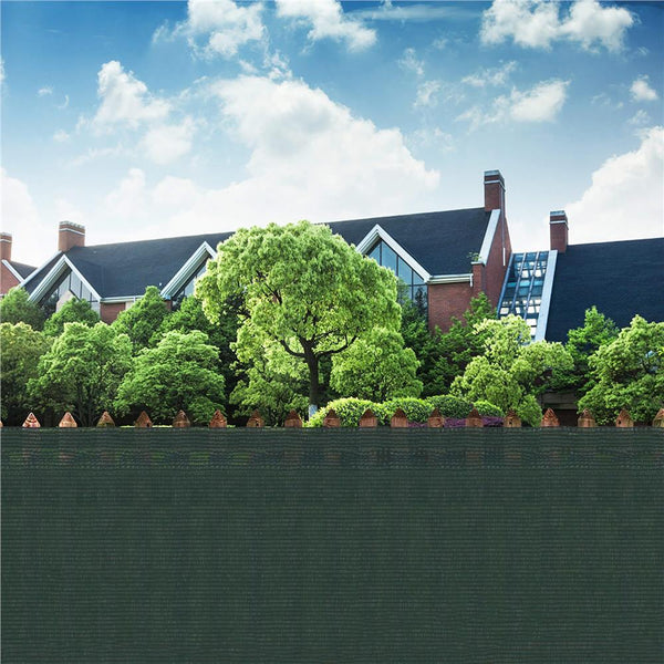 Plasa umbrire si intimitate pentru gard, 1.5m latime, 10m lungime, 140g densitate, verde