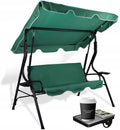 Leagan balansoar gradina Sersimo Modena, 3 locuri, 220kg, verde