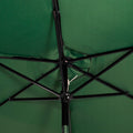 Umbrela terasa gradina, cu manivela, diametru 400cm, Verde