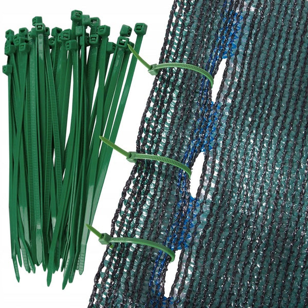 Plasa umbrire si intimitate pentru gard, 1.7m latime, 10m lungime, 185g densitate, verde