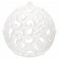 Set globuri si decoratiuni de Craciun, 101 piese, diverse dimensiuni, alb