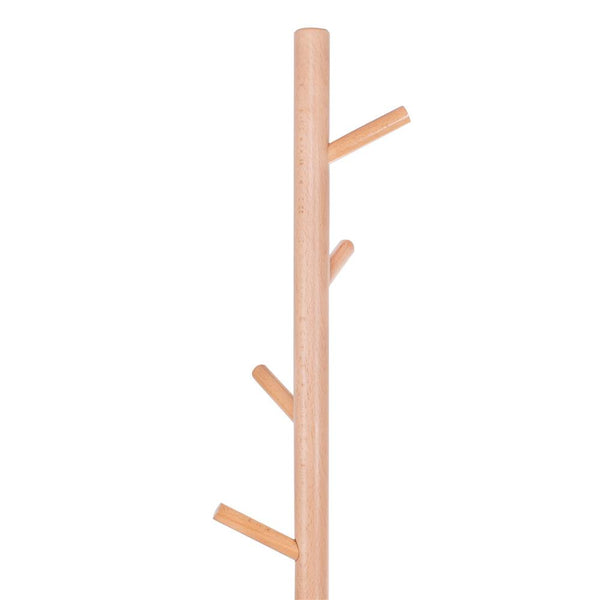 Cuier tip pom din metal Sersimo, 6 agatatoare, 180cm, negru maro