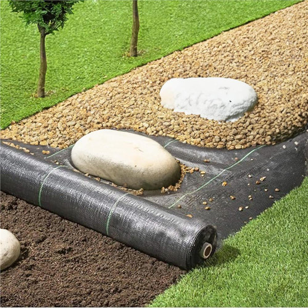 Folie agrotextil, mulcire, antiburuieni, filtru UV, 100 x 0.8metri, 90g/m2, negru