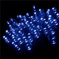 Instalatie lumini de exterior pentru gradina, 10 metri, 100 LED-uri, cu baterii, albastru