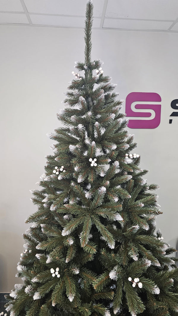 Brad artificial Christmas Deluxe by Sersimo, WhiteBerry, 2D, 220cm