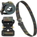Curea centura Tactical Combat pentru barbati 3.7x125cm, rezistent, verde camuflaj