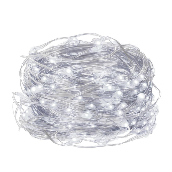 (DL) Instalatie lumina decorativa cu 300 LED-uri, telecomanda, 30m, iluminare alba