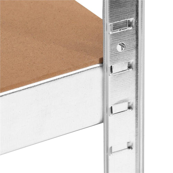 Raft cadru metalic modular pentru depozitare, 5 polite, 180x90x30cm, sarcina 875kg