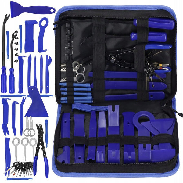 Kit pentru demontare ornamente si tapiterie auto, 46 piese