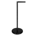 Suport hartie igienica 2 in 1 cu tija mobila, 68.5cm, negru