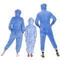 Pijama tip salopeta pentru adulti, model Stitch, marime M