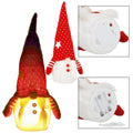 Figurina Craciun, Spiridus, cu iluminare LED, 33cm