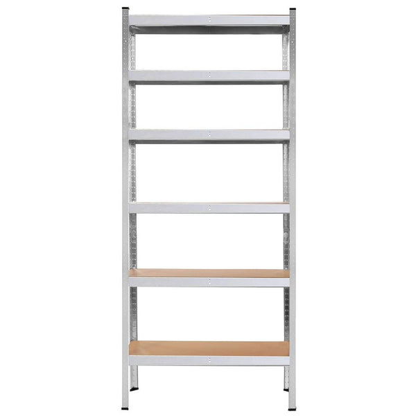 Raft cadru metalic modular pentru depozitare, 6 polite, 225x110x50cm, sarcina 900kg