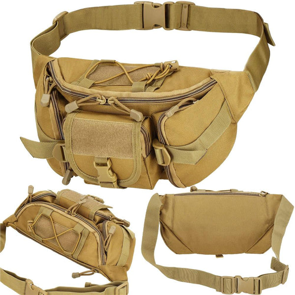 Borseta incapatoare pentru umar sau brau, impermeabila, unisex, 37x19cm, verde