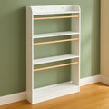 Biblioteca copii Atmosphera Classic, 4 rafturi, MDF si lemn de pin, 55x112 cm, alb