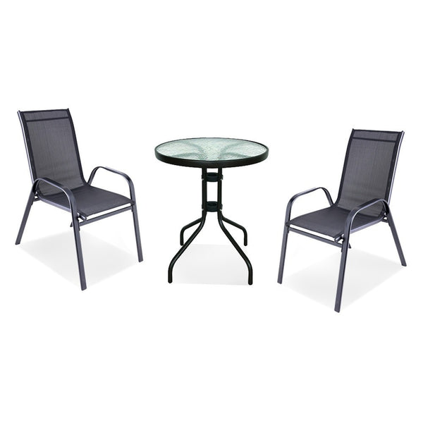 Leziter Set mobilier de grădină pentru balcon Lizi, negru