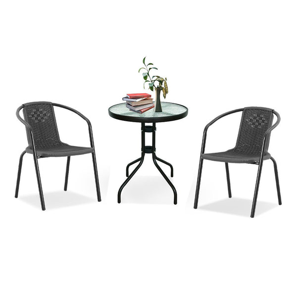 Leziter Set mobilier de grădină pentru balcon Marie, negru