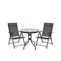 Leziter Set mobilier de grădină Arvin Balcon negru
