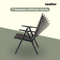 Leziter Set mobilier de grădină Arvin Balcon negru