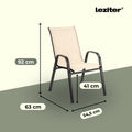 Leziter Set mobilier de grădină Largo pentru balcon, bej