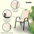 Leziter Set mobilier de grădină Largo pentru balcon, bej