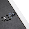 SONGMICS set rame foto 10 buc, 28x24 / 21x16 / 18x13 cm, alb, montaj perete sau birou, MDF si plastic