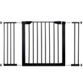 Poarta de siguranta Safety Gate pentru scari, ajustabila 117-124 cm, din otel, neagra