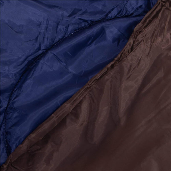 Sac de dormit tip mumie, cu geanta de transport, 220x80cm, 0-15grade, maro