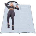 Sac de dormit tip mumie, cu geanta de transport, 220x80cm, 0-15grade, negru