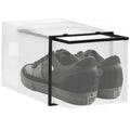 Set 10 cutii organizare pentru pantofi, 28x20x20, transparent