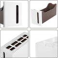 SONGMICS Dulap de depozitare pe roti, pentru bucatarie sau baie, din plastic, cu 4 nivele, 45x17x84cm, alb