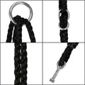 Leagan tip cuib Sersimo NS24, diametru 110cm, inaltime reglabila, pentru exterior, sarcina 150 kg, Albastru Negru