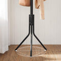 VASAGLE Cuier pentru haine, din otel, tip pom, cu 12 carlige, 182cm, negru