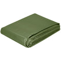 Prelata din polietilena impermeabila laminata, 120g/m2, 2x4m, verde