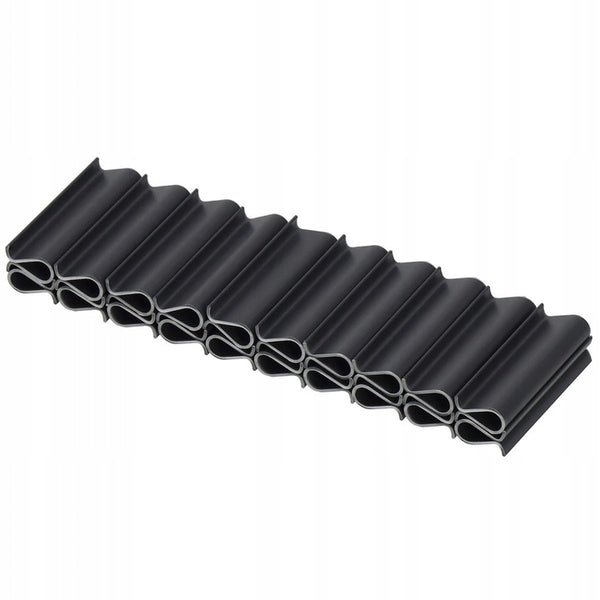 Panou de gard pentru intimitate in gradina, PVC, 35 x 0.05 m, gri antracit