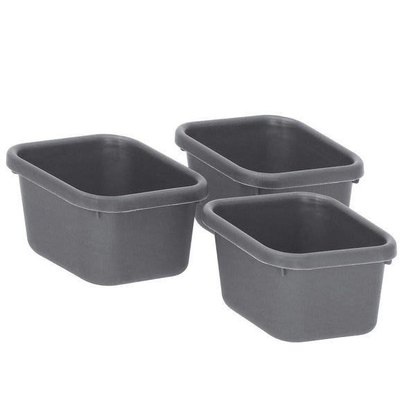 Organizator sertar bucatarie, 8 piese, gri