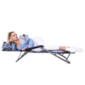 Sezlong pliabil SERSIMO GC13, Relax Zero Gravity, 80x60x153cm, Gri