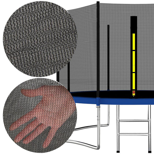 Plasa de siguranta si protectie pentru trambuline, 366cm cu 8 stalpi exteriori