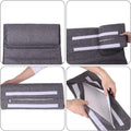 SONGMICS Scaun balansoar din lemn, suport picioare reglabil, maxim 150kg, 67x115x91cm, gri inchis