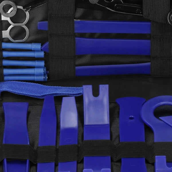Kit pentru demontare ornamente si tapiterie auto, 46 piese