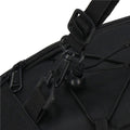 Geanta portbagaj bicicleta, 1 compartiment si 3 buzunare laterale, 40x20x17cm, negru cu elemente reflectorizante gri